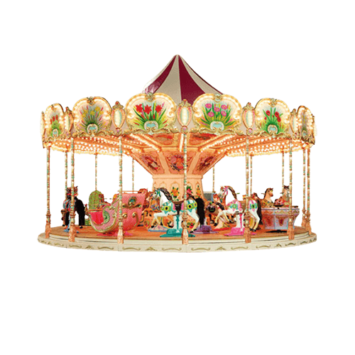Large Old Style Carousel