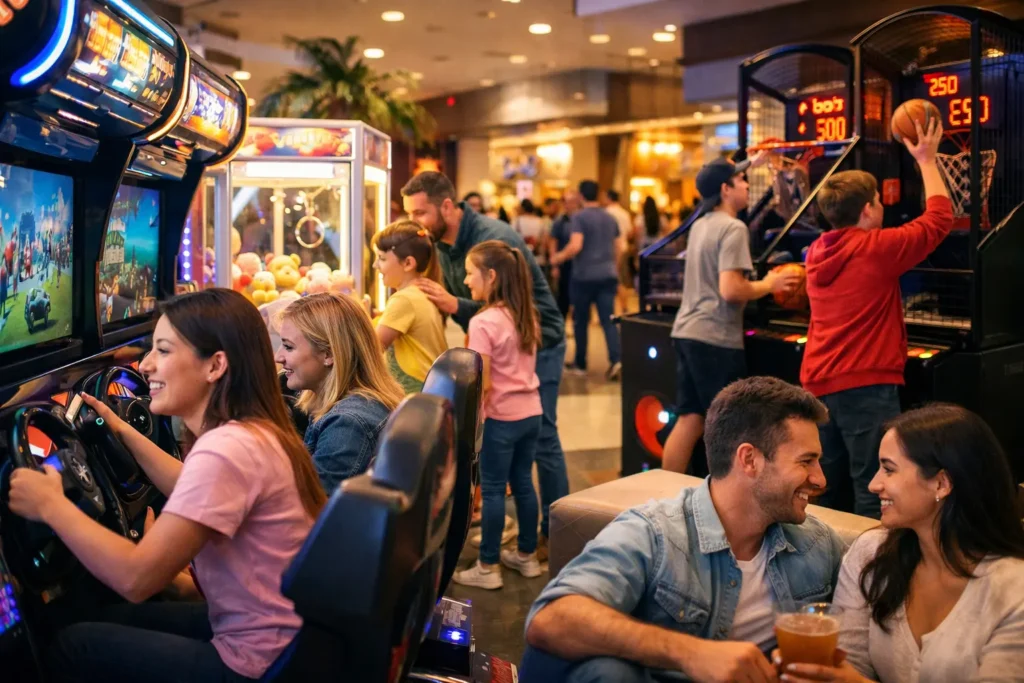 How Arcade Machines Increase Footfall & Dwell Time in Malls and FECs