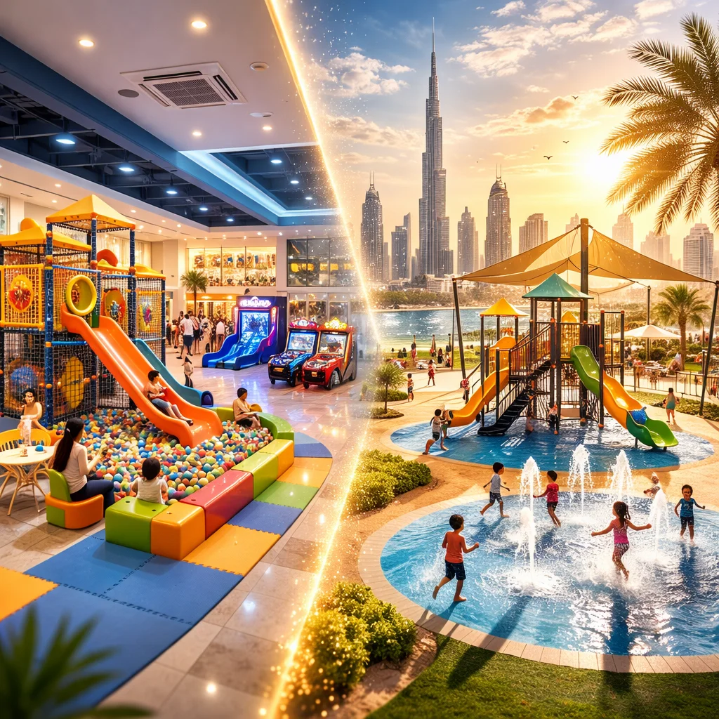 Indoor vs Outdoor Amusement Equipment: What Works Best in the UAE Climate?